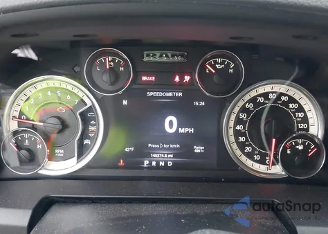 2016 Ram 1500 Big Horn из США, поврежденный, VIN 3C6RR7LT5GG175238